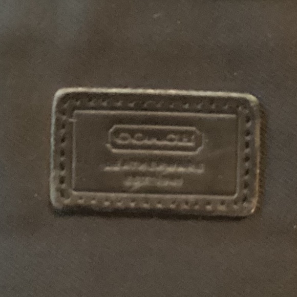 COACH Twill and Leather Trim Laptop Case - RARE - Picture 4 of 8